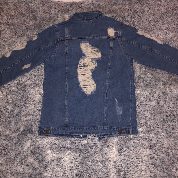 Fashion Nova Oversized Jean Jacket - Picture 4 of 4